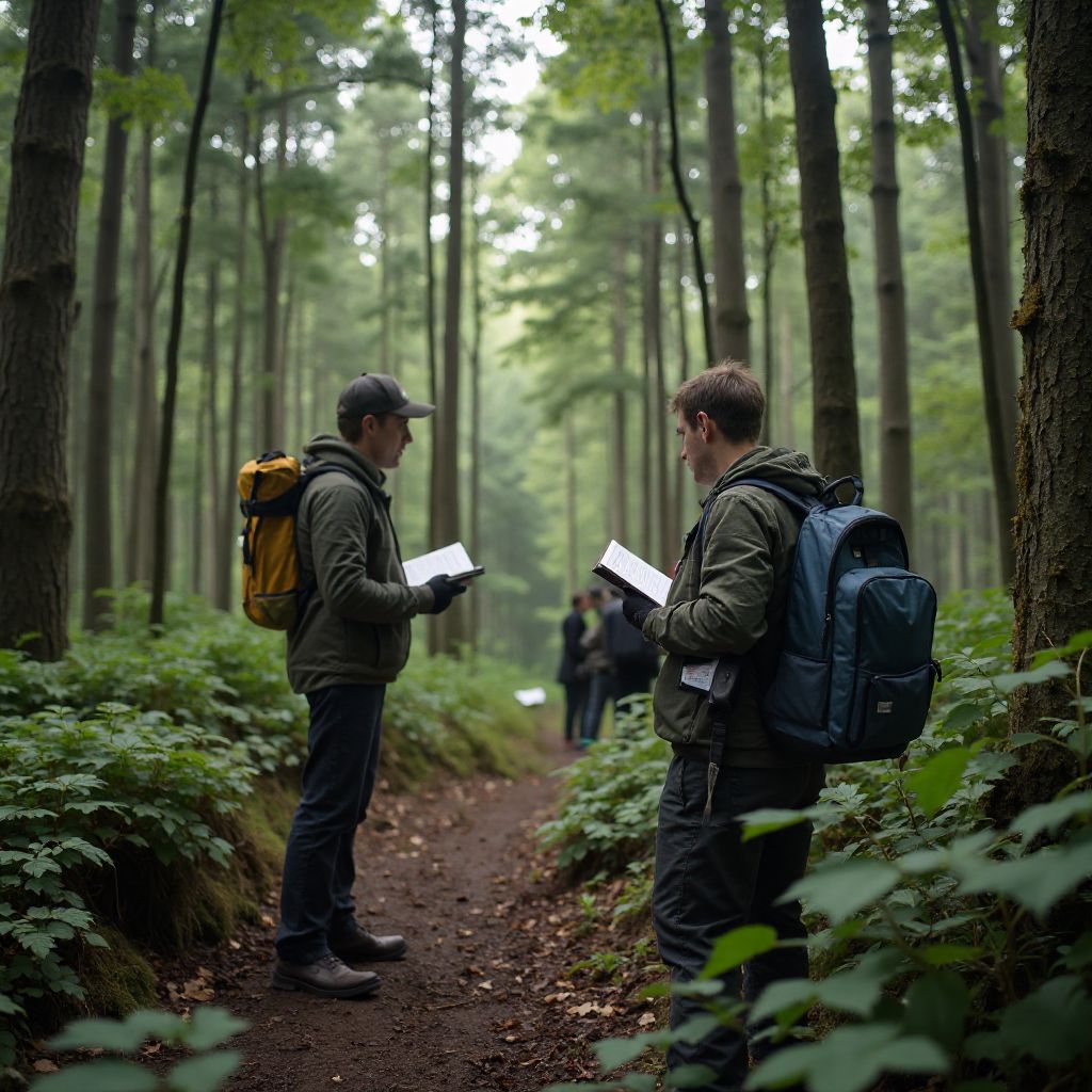 Field research in the Carpathians