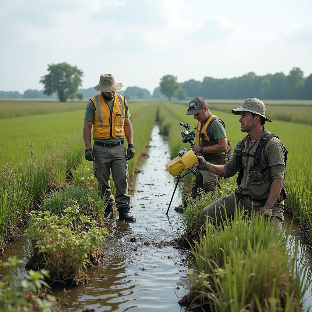Wetland restoration project